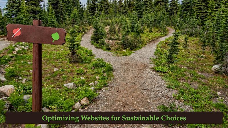 Sustainable choices