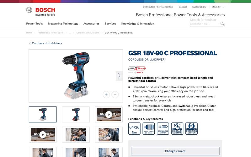 Webshop product page